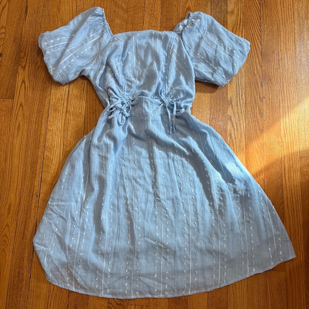Bates Sisters Boutique Blue Cottagecore Dress